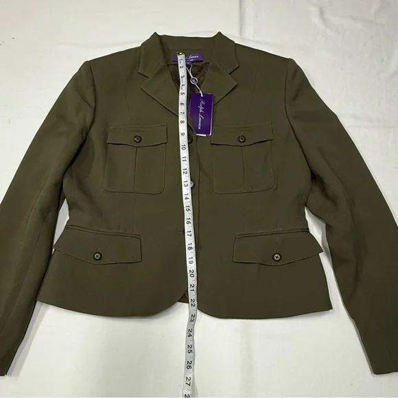 Ralph Lauren purple label Kamille Wool-Silk Jacket collection made in Italy. - Picture 5 of 16